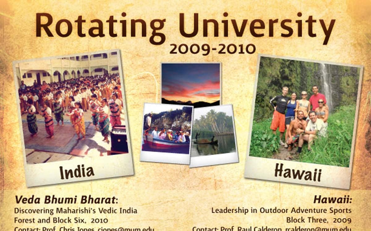 Rotating University Poster