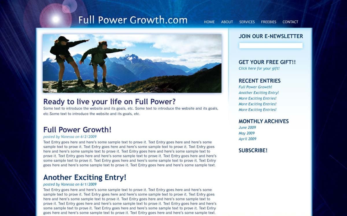 Full Power Growth Website