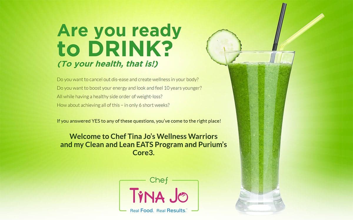 Chef Tina Jo Wellness Warriors Sales Page