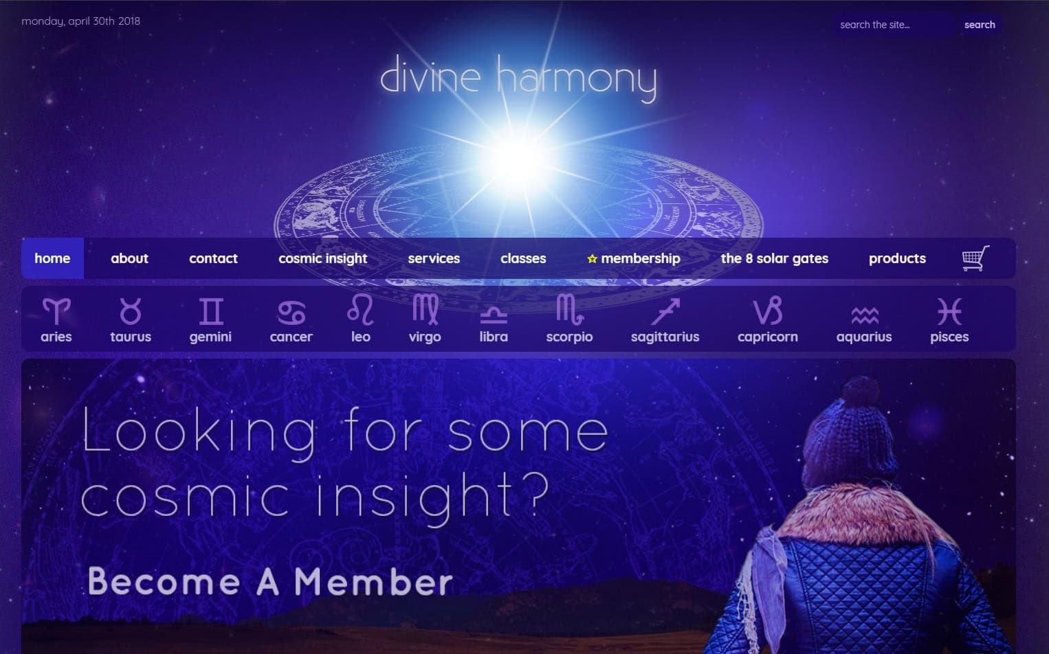Divine Harmony Website Redesign