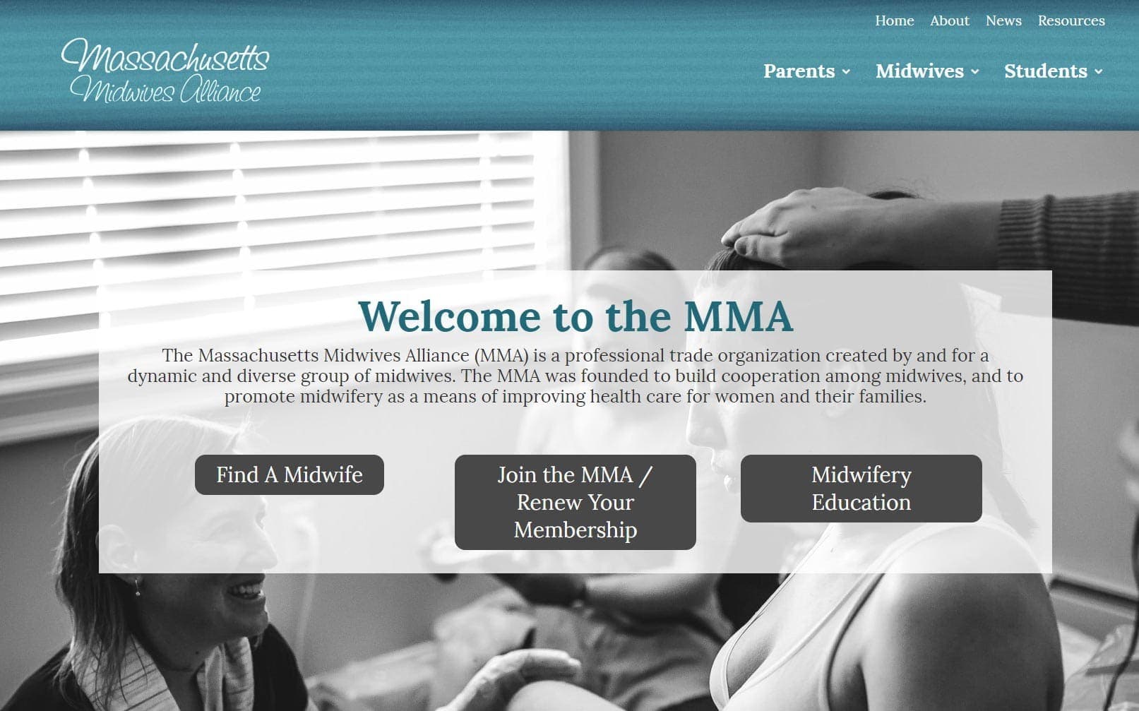 Mass Midwives Alliance Membership Website