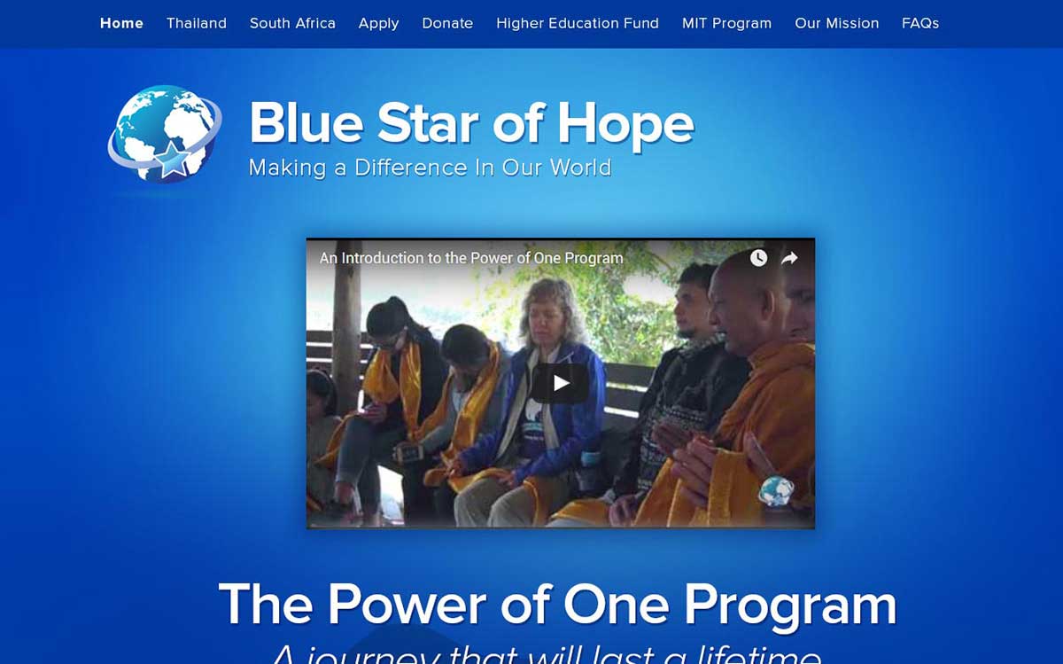Blue Star of Hope Website