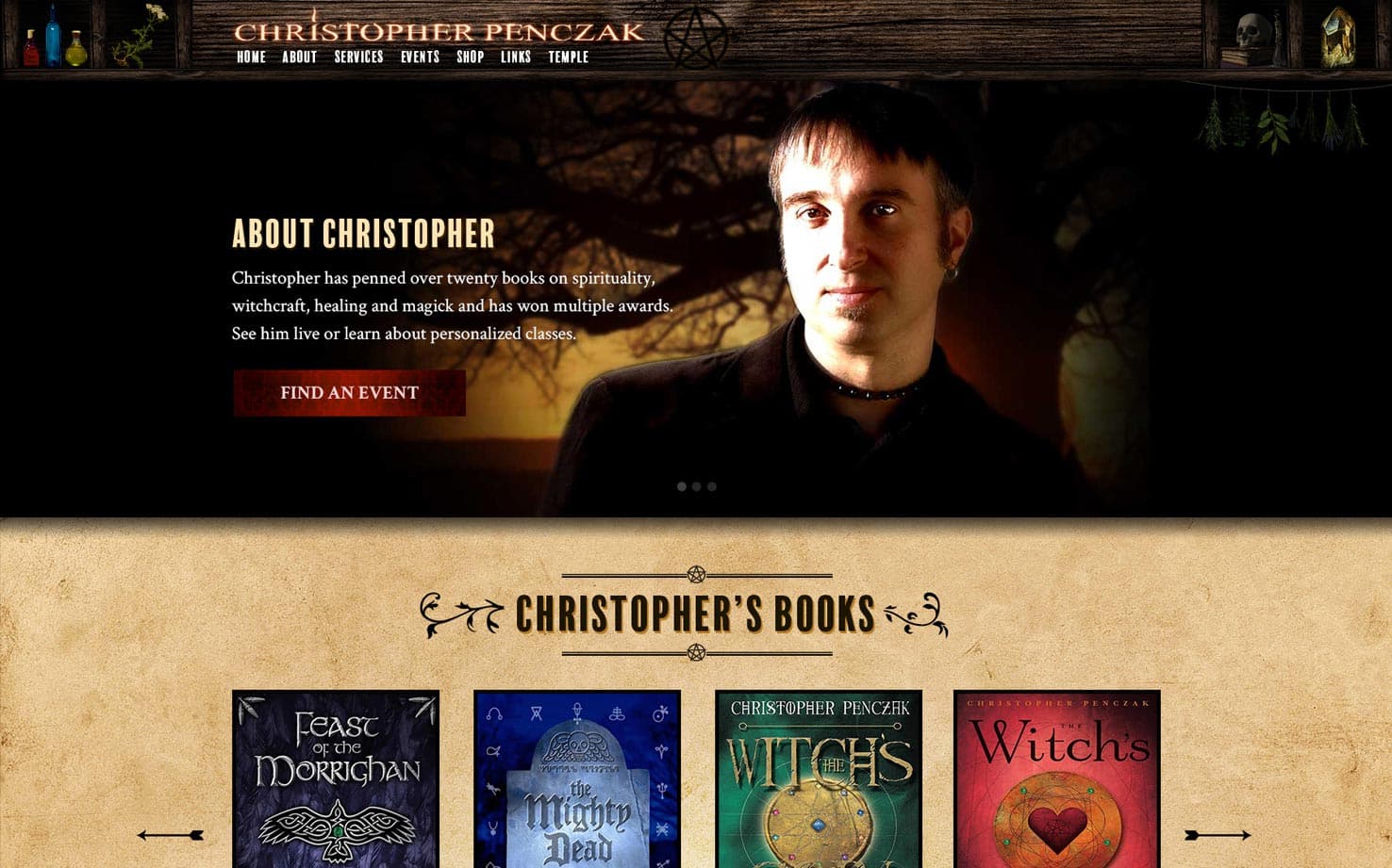 Christopher Penczak Website